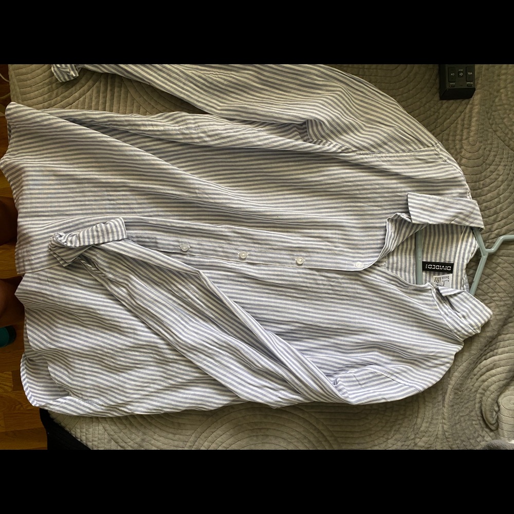 women’s striped button down